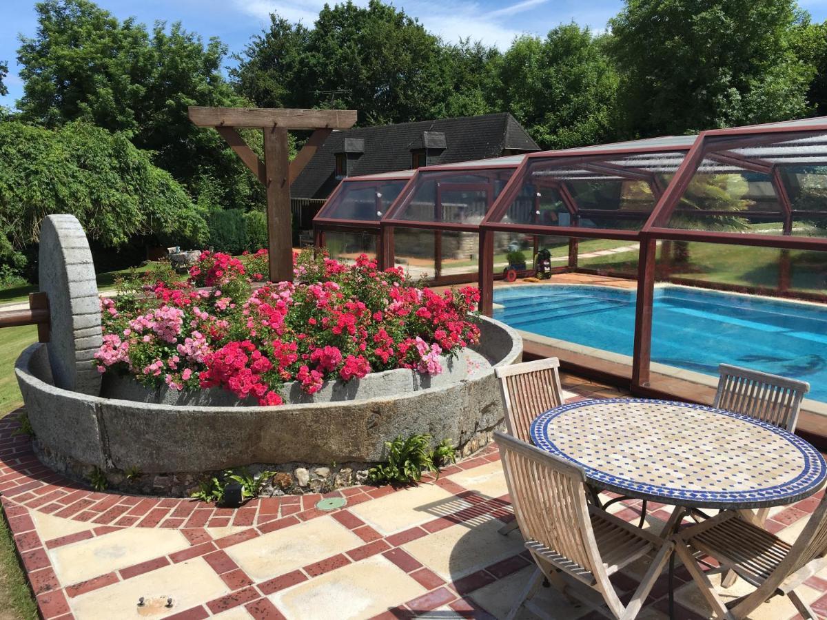 Genneville Maison Avec Piscine A Honfleurヴィラ エクステリア 写真